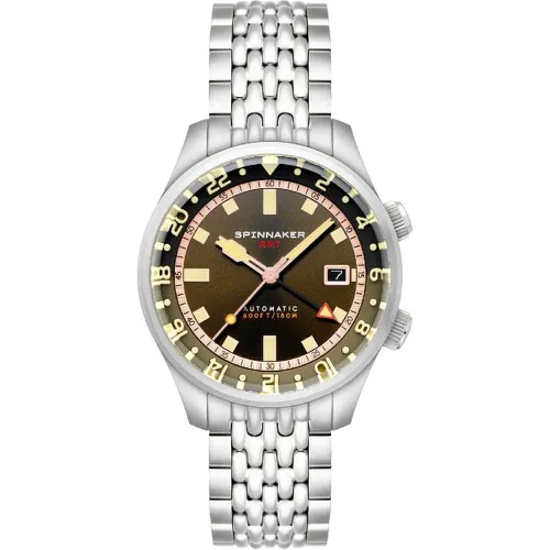 Montre Bradner Gmt Automatic - SP-5121-22 Bracelet Acier - Spinnaker - Modalova