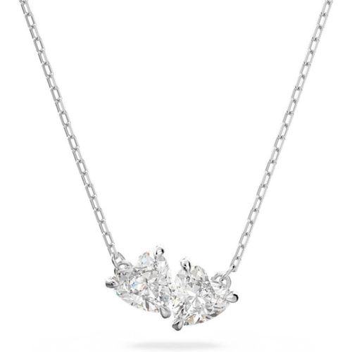 Collier 5517117 - Collier métal rhodié blanc cristaux sertis - Swarovski - Modalova