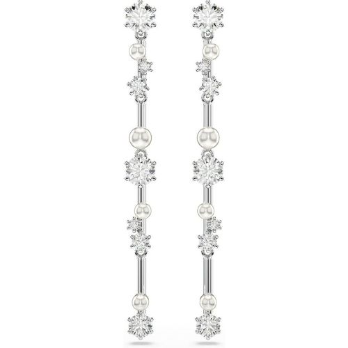 Boucles oreilles Constella Bars - 5705614 Métal rhodié - Swarovski - Modalova