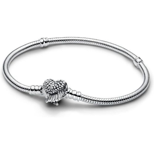 Bracelet Maille Serpent Fermoir Ailes C?ur en édition limitée - Pandora - Modalova