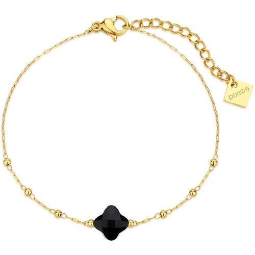 Bracelet Enjoy - PBS0049-1BKO Acier - Pixies Bijoux - Modalova