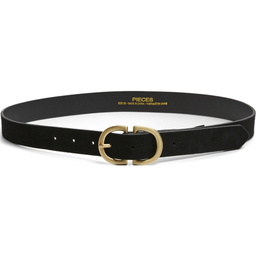 Ceinture synthétique noir Hazel - Pieces - Modalova