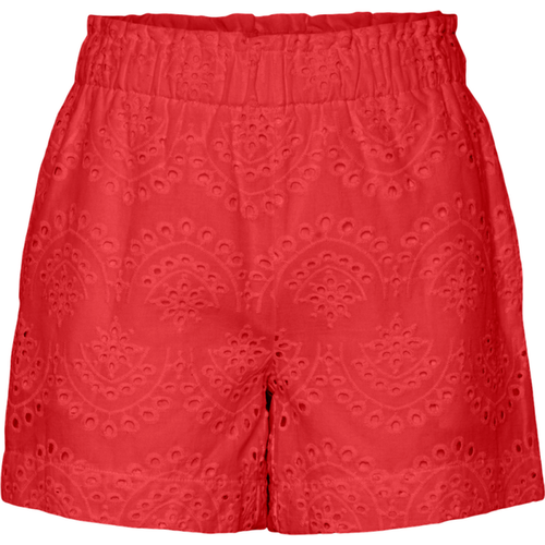 Short à motifs brodés Vilde en coton Nia - Pieces - Modalova