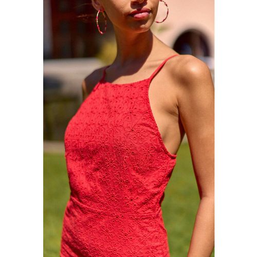 Robe RINDRA rouge en coton - La Petite Etoile - Modalova