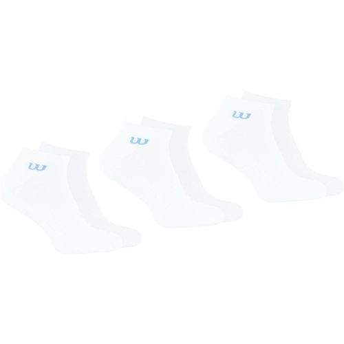 Lot de 3 paires de chaussettes basses - en coton - Wilson - Modalova