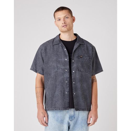 Chemise noire pour homme en coton - Wrangler - Modalova