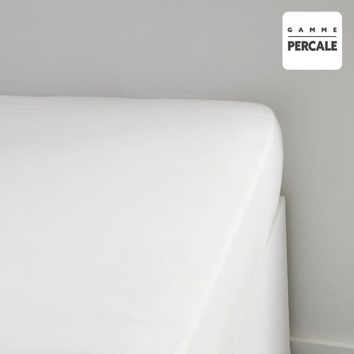 Drap-Housse Prestige En Percale De Coton Craie - Today - Modalova