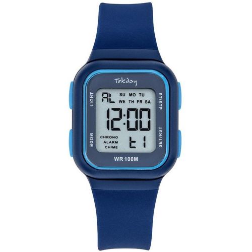 Montre Mixte - 654884 Bracelet Silicone - Tekday - Modalova