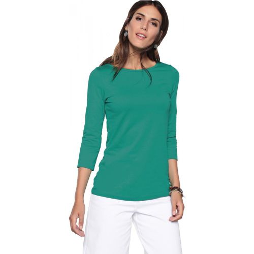 Tee-shirt col bateau manches 3/4 - Venca - Modalova