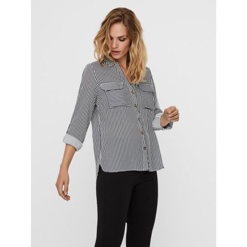 Chemise Regular Fit Rayures Col chemise Manches longues - Vero Moda - Modalova