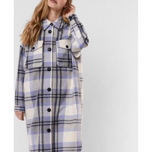Manteaux Carreaux Col haut gris - Vero Moda - Modalova