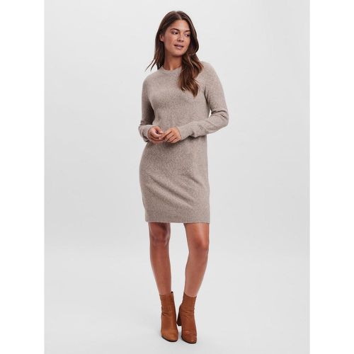 Robe en maille Relaxed Fit Col rond Manches longues Au-dessus du genou - Vero Moda - Modalova