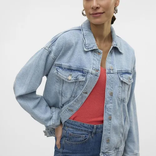 Veste en jean oversize Tessa Mila - Vero Moda - Modalova