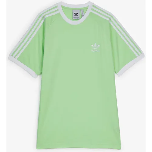 Tee Shirt 3 Stripes Vert/blanc - adidas Originals - Modalova