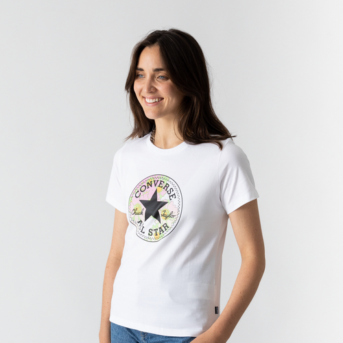 Tee Shirt Patch Flower Blanc - Converse - Modalova