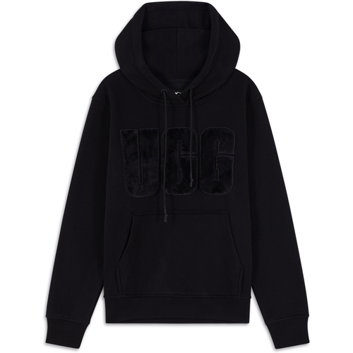 Hoodie Rey Fuzzy Logo Noir - Ugg - Modalova