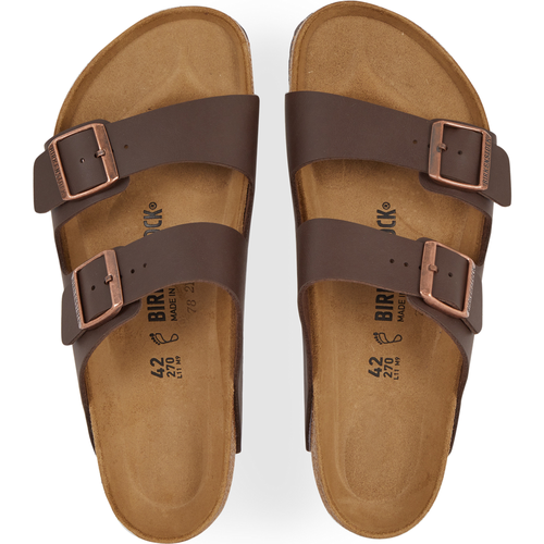 Arizona Birko Flor Dark Brown - Birkenstock - Modalova