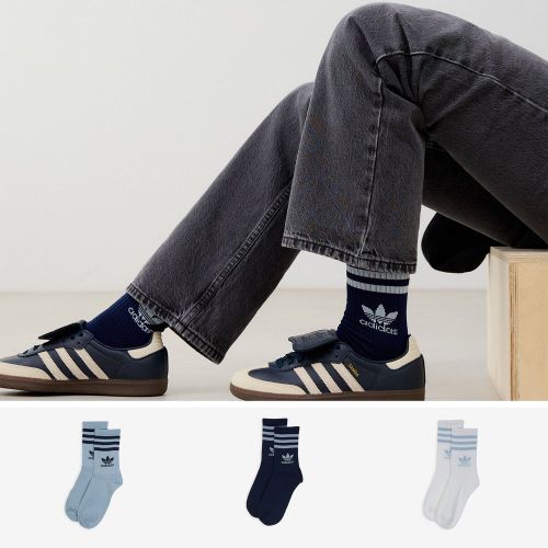 Chaussettes X3 Mid Cut Crew Trefoil / - adidas Originals - Modalova