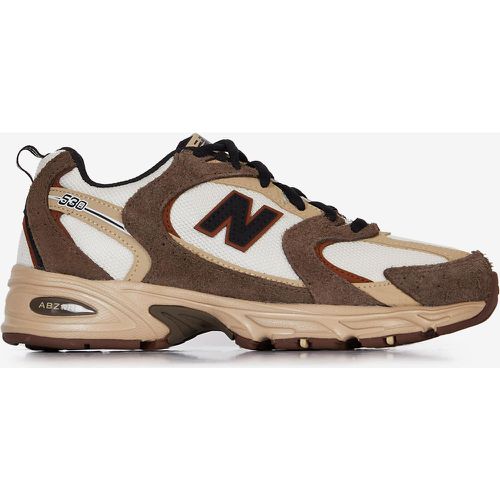 Suede Blanc/marron - New Balance - Modalova