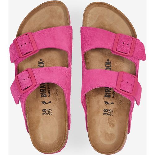 Arizona Suede Fuchsia Tulip Rose - Birkenstock - Modalova