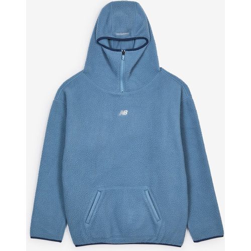 Hoodie Sherpa Half Zip Hoops / - New Balance - Modalova