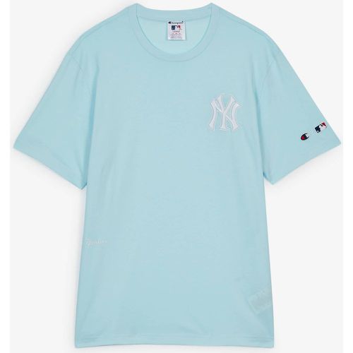 Tee Shirt Ny Yankees Bleu/blanc - Champion - Modalova