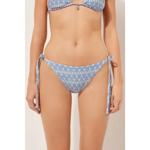 Bas de maillot brésilien à lanières Delicate Geometric Taille L - Calzedonia - Modalova