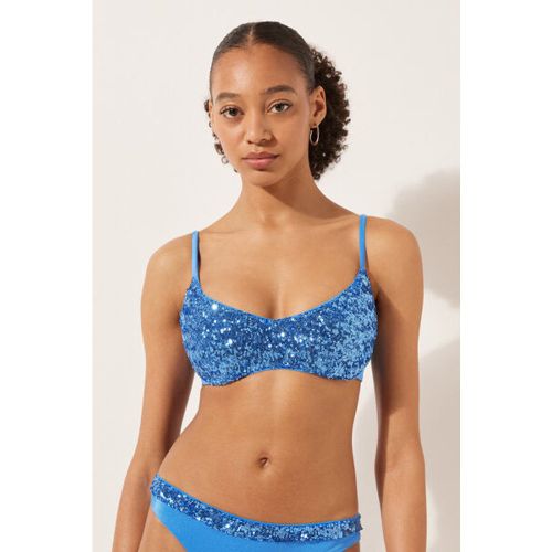 Haut de maillot brassière à rembourrage amovible Glowing Surface Taille 36 - Calzedonia - Modalova