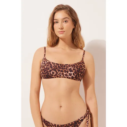 Haut de maillot brassière Classic Animalier Taille 34 - Calzedonia - Modalova