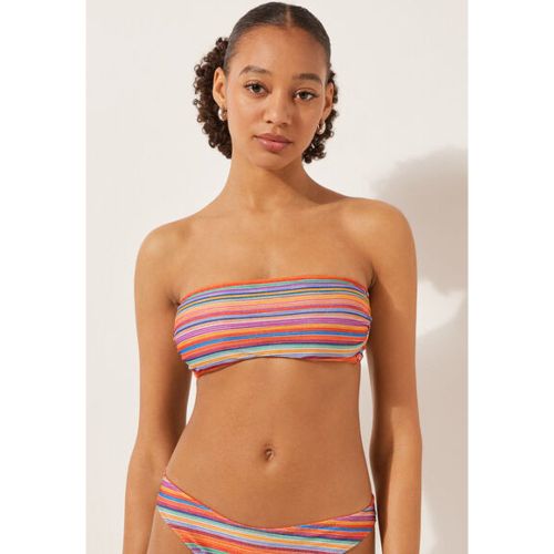 Haut de maillot bandeau Colorful Stripes Taille 36 - Calzedonia - Modalova