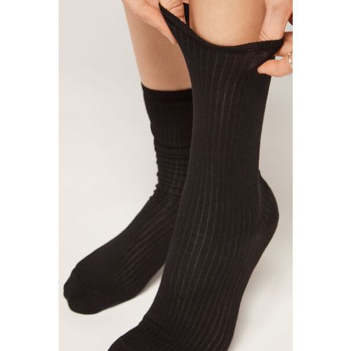 Chaussettes basses côtelées Taille TAILLE UNIQUE - Calzedonia - Modalova