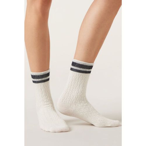 Chaussettes en cachemire travaillé Taille TAILLE UNIQUE - Calzedonia - Modalova