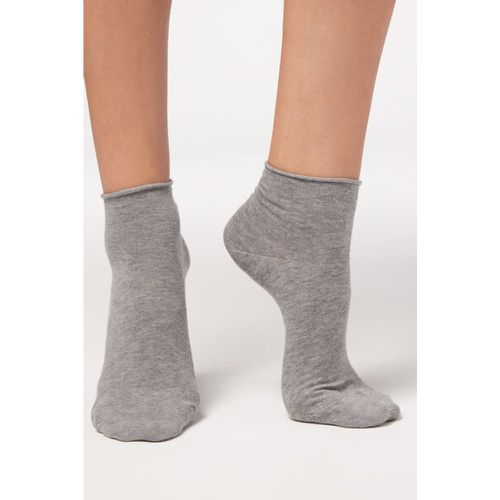 Chaussettes basses en coton sans bordure Taille 39-41 - Calzedonia - Modalova