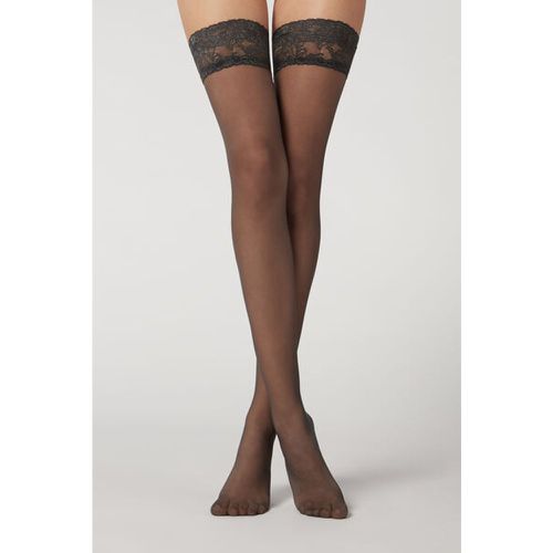 Bas Autofixants Voile 20 Deniers Taille L - Calzedonia - Modalova