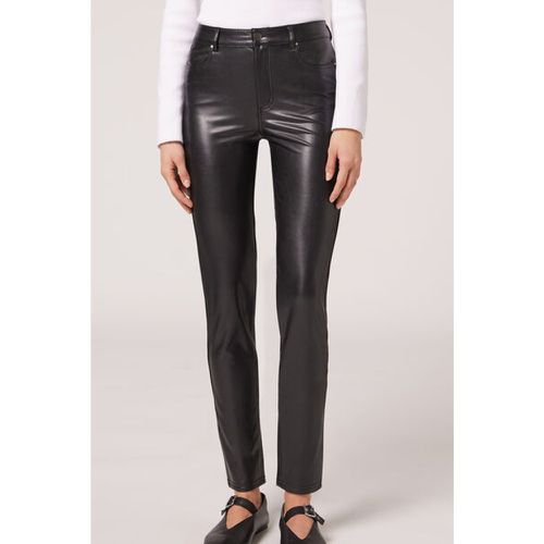 Legging Effet Cuir Thermique Taille L - Calzedonia - Modalova