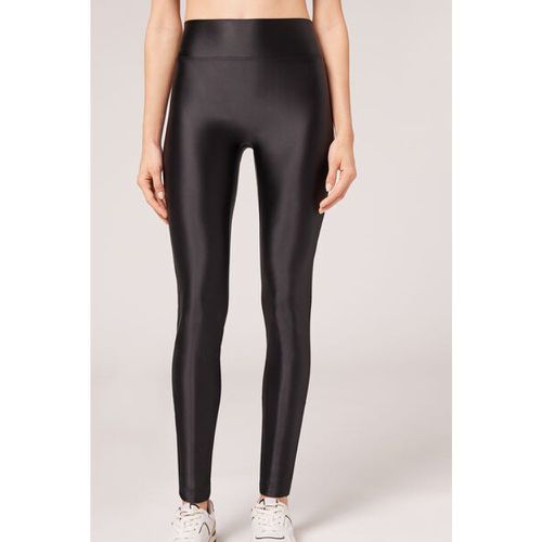 Legging ultra brillant satiné Taille L - Calzedonia - Modalova