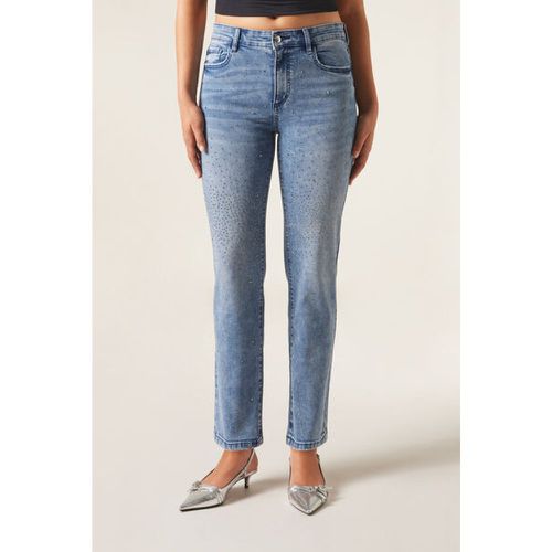 Jean extensible avec strass Taille M - Calzedonia - Modalova