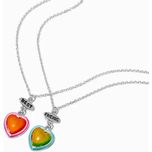 Collier à pendentif cœur d'humeur best friends - Lot de 2 - Claire's - Modalova