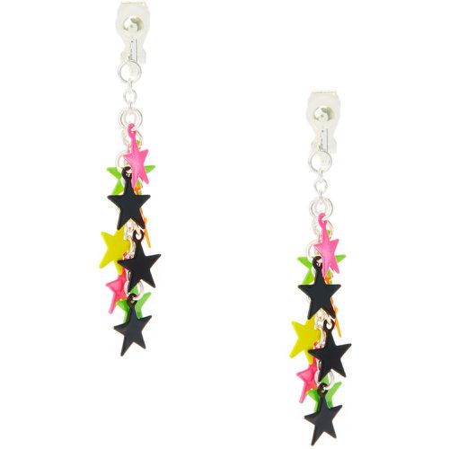Boucles d'oreilles à clip avec étoiles pendantes fluo - Claire's - Modalova