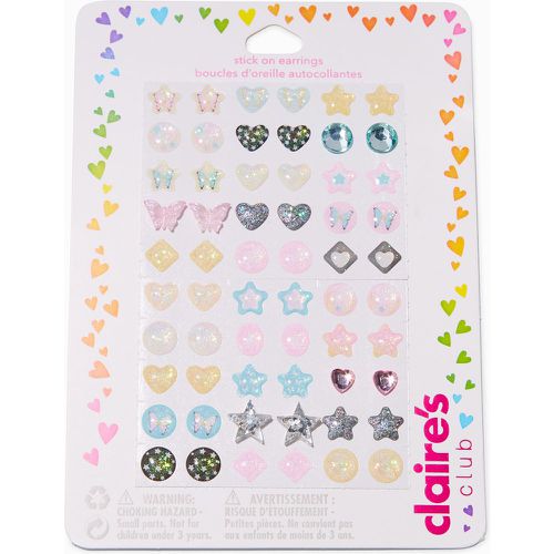 Boucles d'oreilles autocollantes fée Club - Lot de 60 - Claire's - Modalova