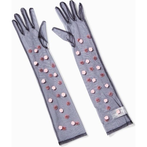 Longs gants rosette en tissu fin - Claire's - Modalova