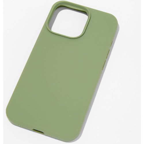 Coque de portable en silicone sauge uni - Compatible avec iPhone® 13 Pro - Claire's - Modalova