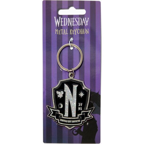 Porte-clés emblème de l'Académie Nevermore Mercredi™ - Claire's - Modalova