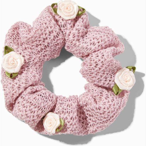 Chouchou en crochet rosette tendre - Claire's - Modalova