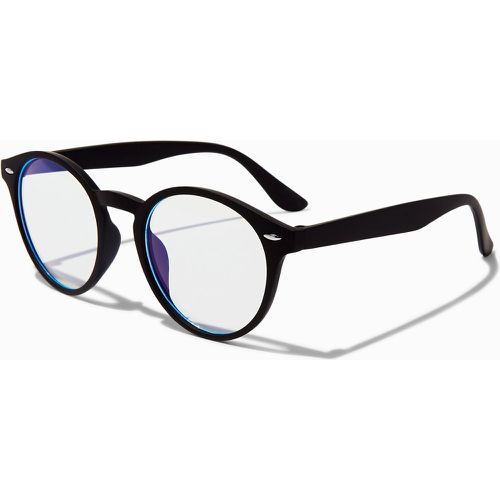 Lunettes à verres transparents rétro rondes avec réduction de la lumière bleue - Claire's - Modalova