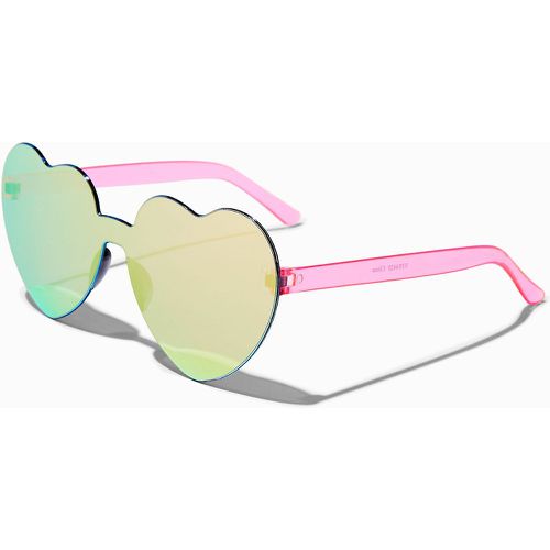 Lunettes de soleil sans monture cœur flashy - Claire's - Modalova