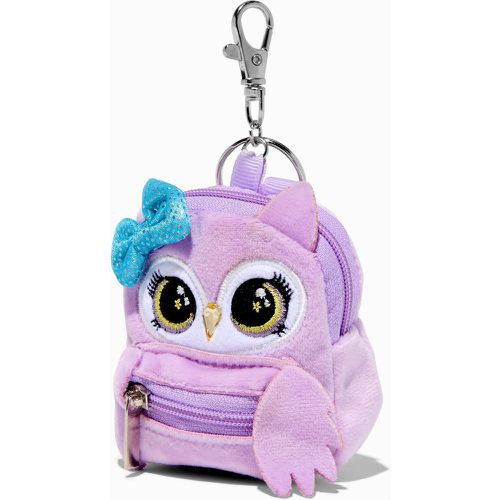 Porte-clés mini sac à dos hibou - Claire's - Modalova