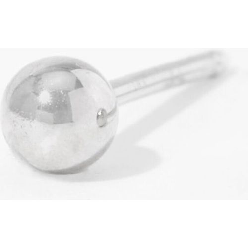 Kit de piercing d'oreilles avec clous d’oreilles boule 3 mm or 9 carats plaqué rhodium avec lotion de soin - Claire's - Modalova