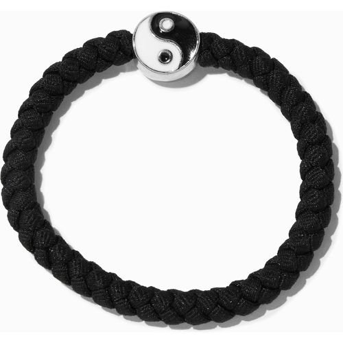 Bracelet tressé yin et yang couleur argentée - Claire's - Modalova