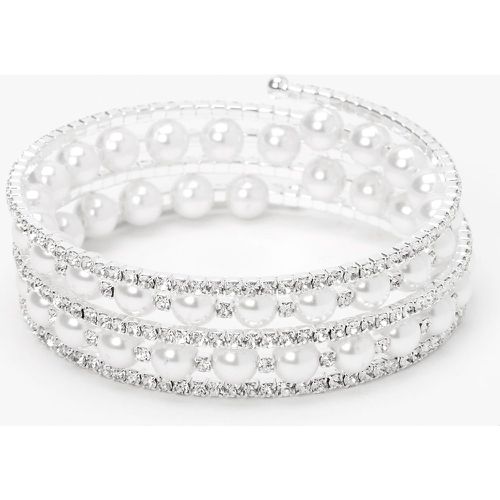 Bracelet double tour de poignet ornementé perles d'imitation couleur - Claire's - Modalova